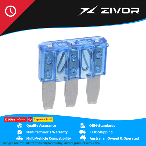 New Genuine NARVA Blue Micro 3 Blade Fuse 15A 25 pce #51215