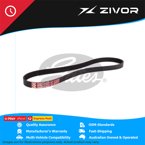 Genuine GATES Micro-V Multi Ribbed Drive Belt 5 Rib x 875mm For Subaru #5PK875