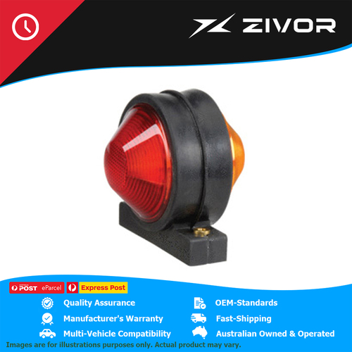 New Genuine NARVA Side Marker Light Red/Amber Incandescent #85720