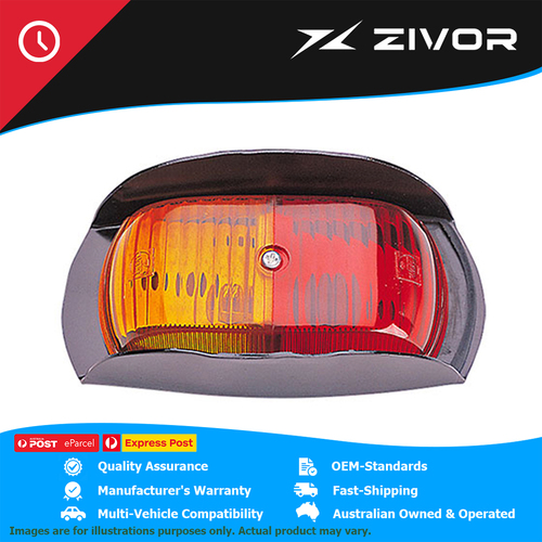 New Genuine NARVA Side Marker Light Red/Amber Incandescent #85770