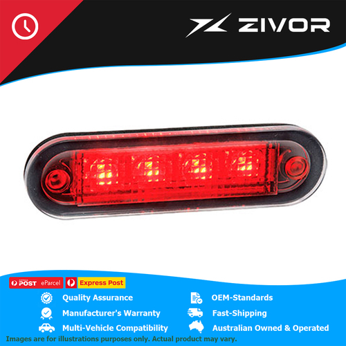 New Genuine NARVA 90 X 25mm Rear Marker Light Red LED 9 To 33V #90830