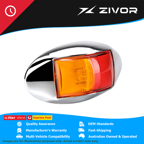 New Genuine NARVA Side Marker Light Red/Amber LED 9 To 33V #91404C