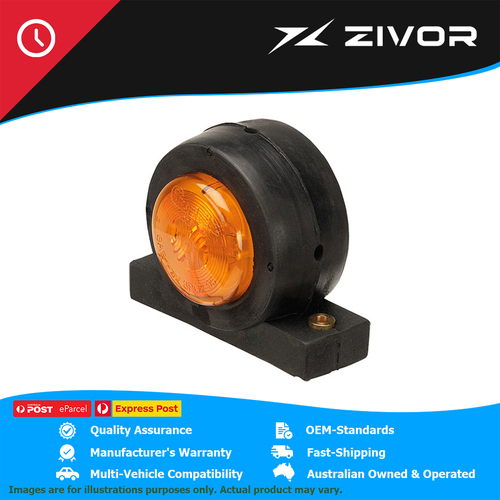 New Genuine NARVA Side Marker Light Red/Amber Incandescent 12V #93004