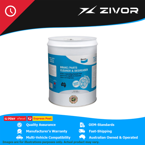 New Genuine BENDIX Non-Corrosive, Staining Brake Cleaner 20Ltr #BBC20