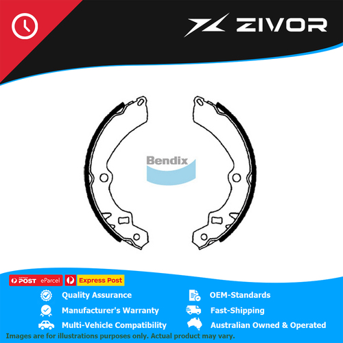 New BENDIX Brake Shoe - Rear For SUZUKI VITARA ET SE416 #BS1683