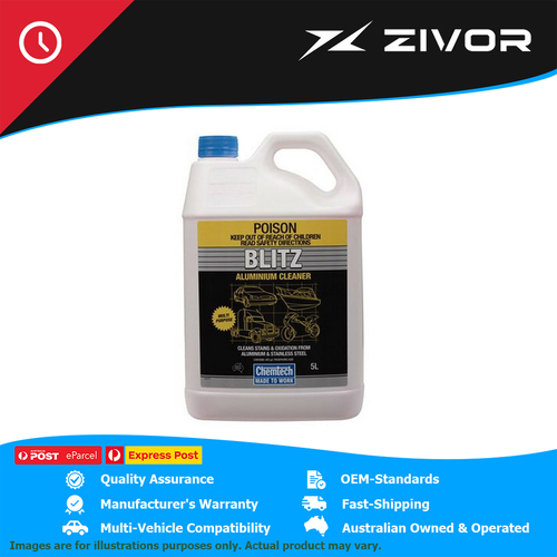 New Genuine CHEMTECH Australian Blitz Aluminium Cleaner 5L #CBZ-5L