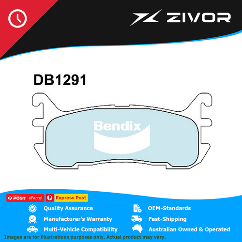 New BENDIX Brake Pads - Rear For FORD LASER KL KJ II #DB1291GCT