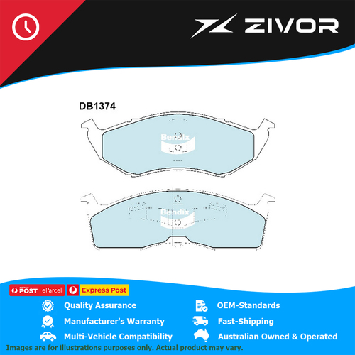 New Genuine BENDIX Brake Pads Front For Chrysler Grand Neon Voyager #DB1374HD
