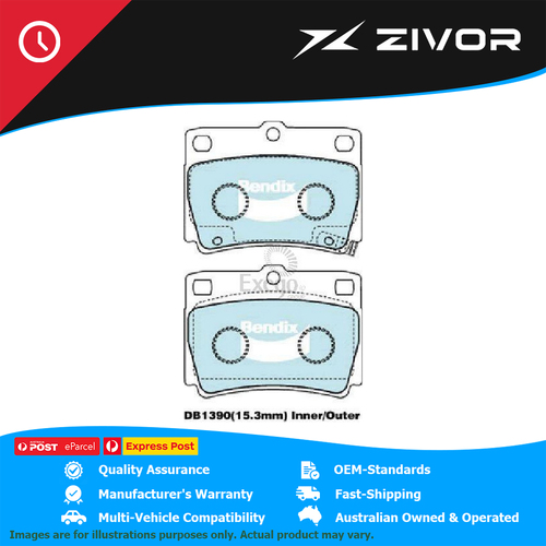 New Genuine BENDIX Brake Pads Rear For Mitsubishi Challenger Pajero #DB1390HD