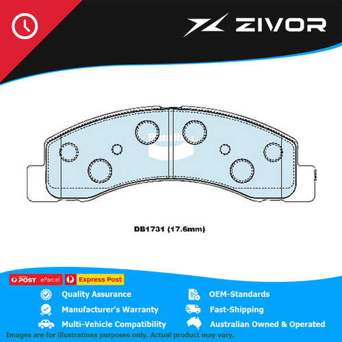 New Genuine BENDIX Heavy Duty Brake Pads Front For Ford F250 F350 #DB1731HD