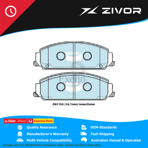 New Genuine BENDIX Heavy Duty Brake Pads Front For HSV Grange #DB1765HD