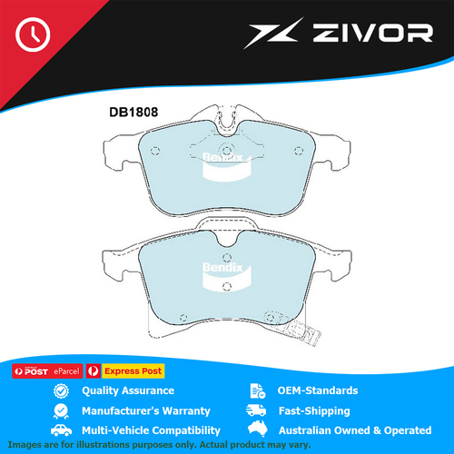 New Genuine BENDIX Brake Pads Front For Holden Astra Combo Zafira #DB1808GCT