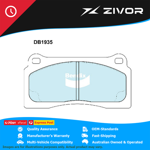 New Genuine BENDIX Heavy Duty Brake Pads Front For Nissan GT-R #DB1935HD