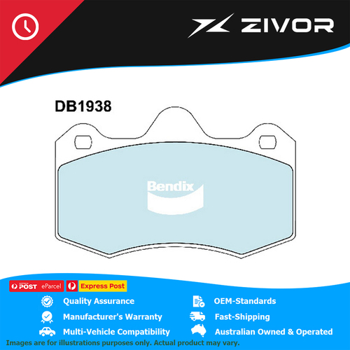 New Genuine BENDIX Brake Pads Rear For Lotus Evora TYP 122 #DB1938HD
