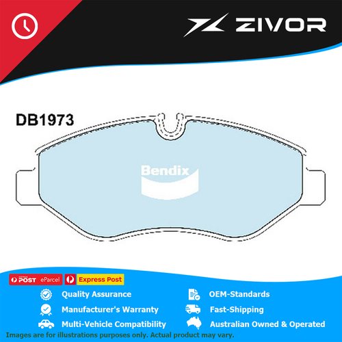 New Genuine BENDIX Heavy Duty Brake Pads Front For Volkswagen Crafter #DB1973HD