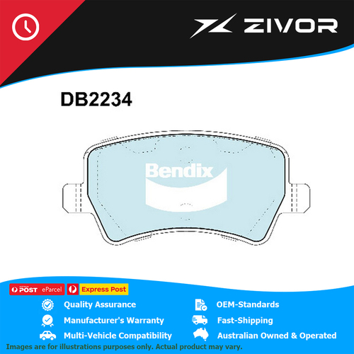 New Genuine BENDIX Brake Pads Rear For Volvo S60 S80 V60 V70 XC60 XC70 #DB2234HD