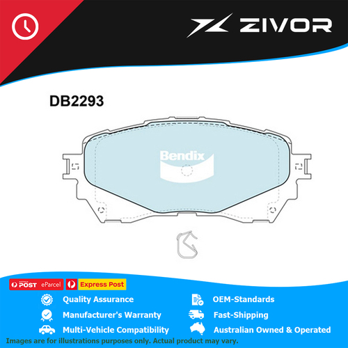 New Genuine BENDIX Brake Pads Front For Mazda Mazda6 #DB2293GCT