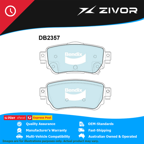 New Genuine BENDIX Brake Pads Rear For Renault Koleos #DB2357GCT