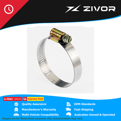 New Genuine TRIDON Hose Clamp 14-27mm Stainless Steel Perforated Band #HS010C