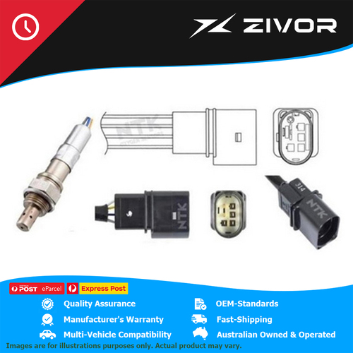 New NTK Oxygen Sensor 5 Wire 535mm Cable For Volkswagen Polo 9N #LZA11-V2
