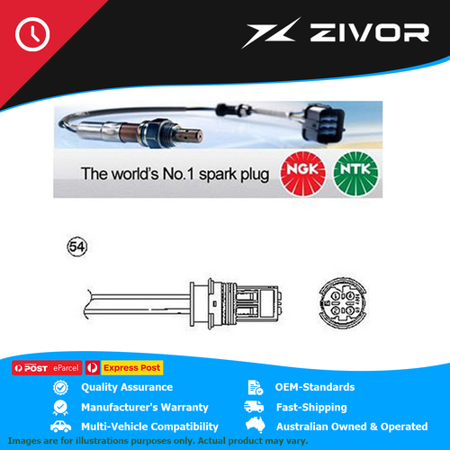New Genuine NTK Oxygen Sensor 4 Wire 591mm Cable For BMW 116i E87 #OZA600-BM2