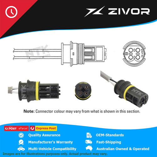 NTK Oxygen Sensor 4 Wire 325mm Cable For Mercedes-Benz S500L V220 #OZA660-EE8