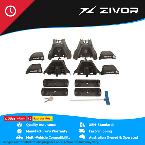 RHINORACK 2500 Leg Roof Rack Fitting Kit Va Bar For Ford Ranger #RLKVA