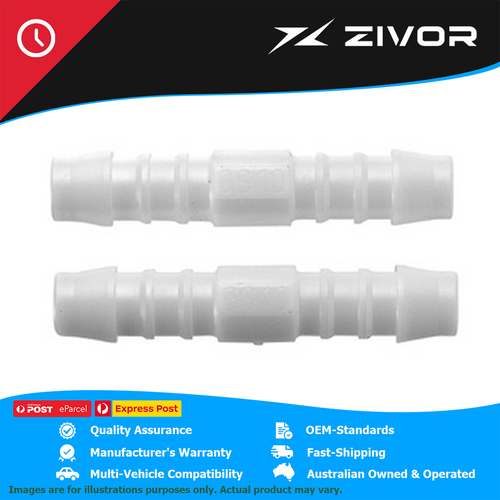 New Genuine GOSS China Straight Connector Twin Pack - 3mm #S01