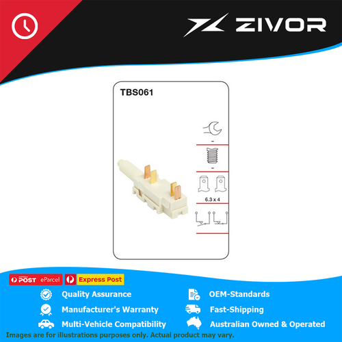 New Genuine TRIDON Stop Light Switch For Toyota Lexcen #TBS061