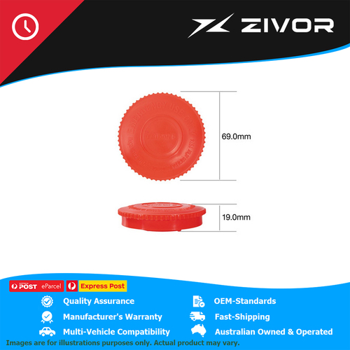 New Genuine TRIDON Emergency Plastic Fuel Tank Cap (Cd) #TEC1