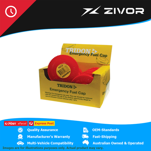 New Genuine TRIDON Emergency Plastic Fuel Tank Cap #TEC2-10