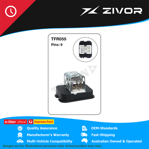 New Genuine TRIDON Air Conditioning Resistor For Holden Astra Zafira #TFR055