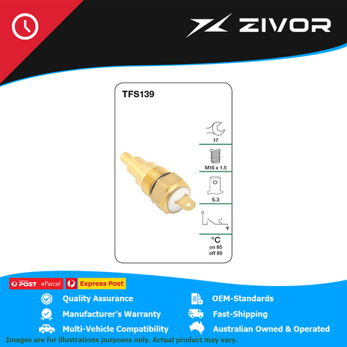 TRIDON Thermo Fan Switch For Mitsubishi Colt Cordia Magna Nimbus Starion #TFS139