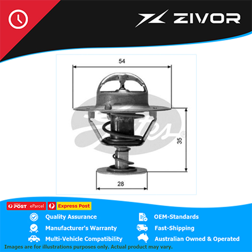 GATES Thermostat For Nissan 200SX Navara Patrol Pulsar Terrano #TH04277G1
