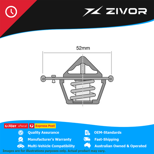 Genuine TRIDON High Flow Thermostat 52mm - 82 Degrees C For Suzuki #TT445-180