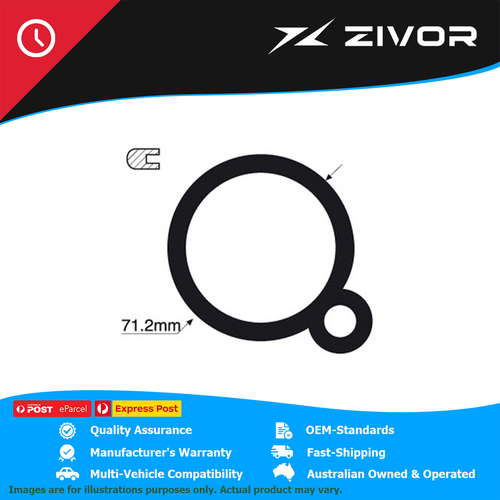 Genuine TRIDON Thermostat Housing Gasket O-Ring 71.2mm For Mercedes-Benz #TTG32
