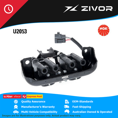 New Genuine NGK Spark Plugs Ignition Coil For Mazda MX-5 NA #U2053