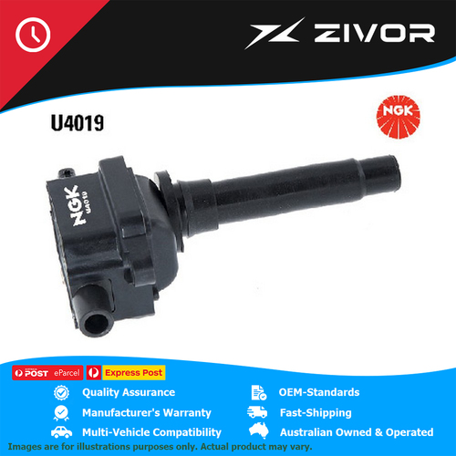 New Genuine NGK Spark Plugs Ignition Coil For Kia Mentor FB #U4019