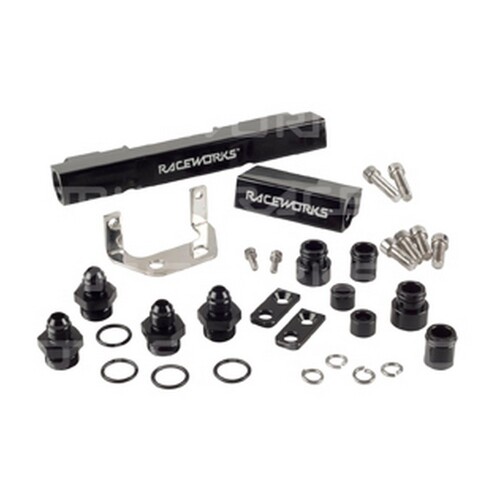 New RACEWORKS Fuel Rail For Mazda RX-7 #ALY-019BK