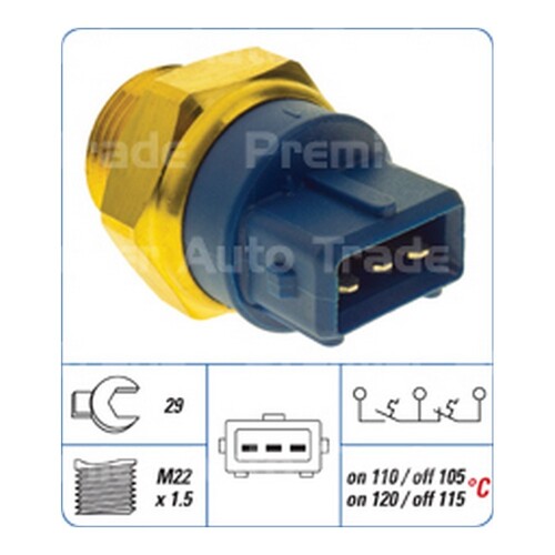 New PAT PREMIUM Cooling Fan Switch For Holden Vectra #CFS-013