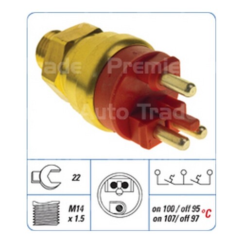 New PAT PREMIUM Cooling Fan Switch For Mercedes Benz #CFS-017