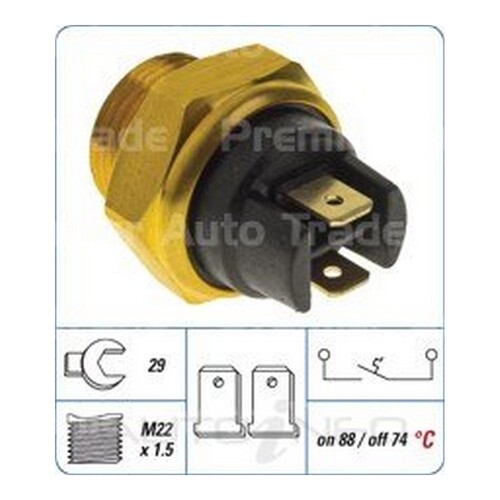 New PAT PREMIUM Engine Coolant Fan Temperature Switch For Alfa Romeo #CFS-052