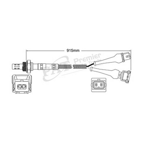 PAT PREMIUM Oxygen Sensor Pre-catalytic Converter/manifold For Volvo 850 EGO-033