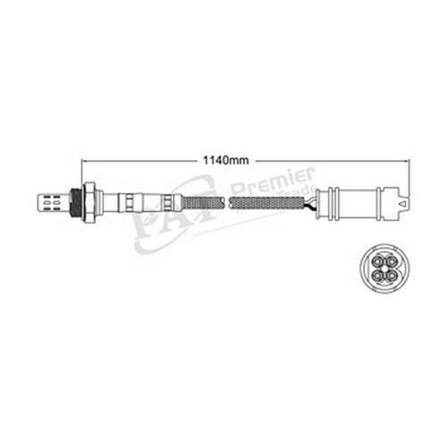 New PAT PREMIUM Exhaust Gas Oxygen Sensor For BMW X5 #EGO-215