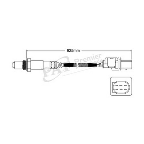 WALKER Oxygen/lambda Sensor Pre-catalytic Converter/manifold For Audi #EGO-244