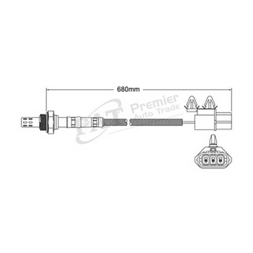 WALKER Oxygen/lambda Sensor Pre-catalytic Converter/manifold For Nissan #EGO-346