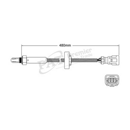 WALKER Oxygen/lambda Sensor Pre-catalytic Converter/manifold For Nissan #EGO-347