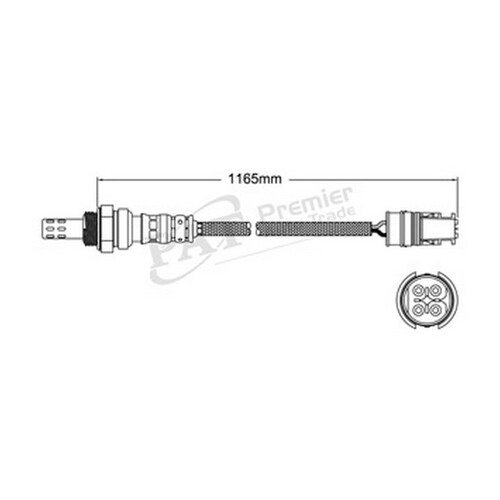 New PAT PREMIUM Oxygen Sensor Pre-catalytic Converter For Mercedes Benz #EGO-355
