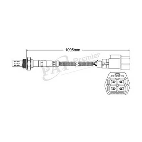 WALKER Oxygen/lambda Sensor Post Catalytic Converter For Nissan Maxima #EGO-364