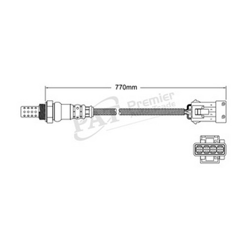 New FAE Exhaust Gas Oxygen Sensor For Citroen C2 #EGO-494